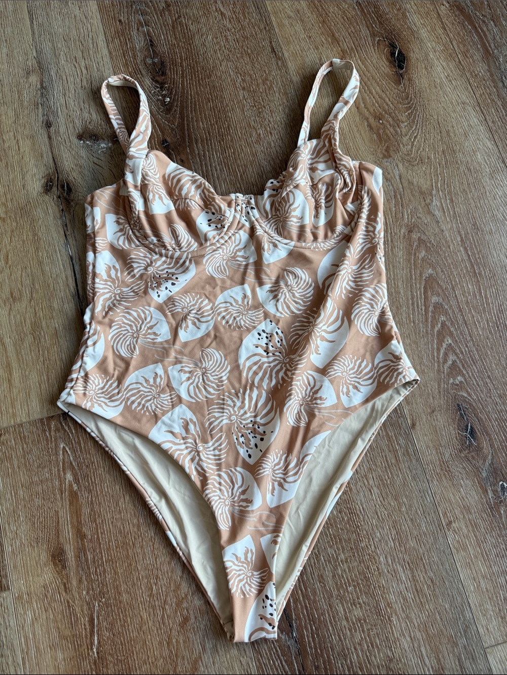 Effortless Swim Hawaii One Piece Swimsuit in Nautilus Shell Print